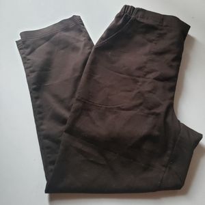 Croft and Barrow Sz12P Short Pull On Pants Brown